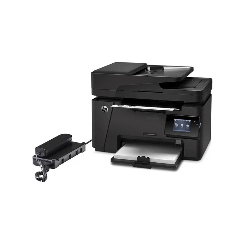پرینتر چندکاره لیزری اچ پی مدل LaserJet Pro MFP M127fw همراه با گوشی تلفن HP LaserJet Pro MFP M127fw Multifunction Laser Printer