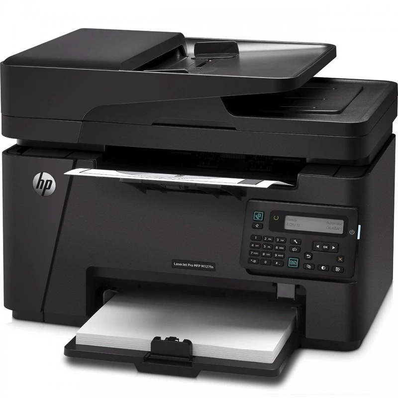 پرینتر لیزری چندکاره اچ پی همراه باگوشی مدل LaserJet Pro MFP M127fs HP LaserJet Pro MFP M127fs Multifunction Laserjet Printer wi