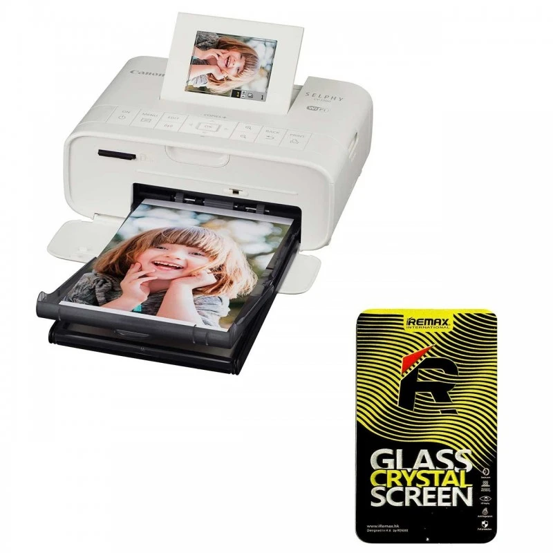 پرینتر بی سیم کانن مدل SELPHY CP1200 به همراه ۱ عدد محافظ صفحه نمایش Canon SELPHY CP1200 Wireless Printer With1 Screen Protector